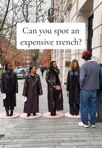 Spot the Luxury Trench Coat: Spring Fashion Challenge