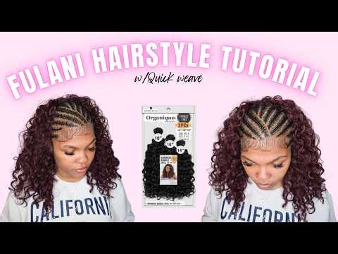 Trendy Fulani Braids with Quickweave Back | Full Install Step-by-Step | Jayda Wayda Hairstyle