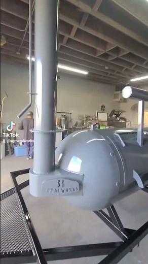 500 gallon offset smoker by SG Metal Works