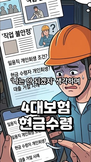 건설 PF 위기 속 일용직의 희망! 4대 보험 없어도 개인회생 100% 가능합니다.