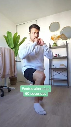 Séance de sport en 15 minutes sans matériel 💪🏼