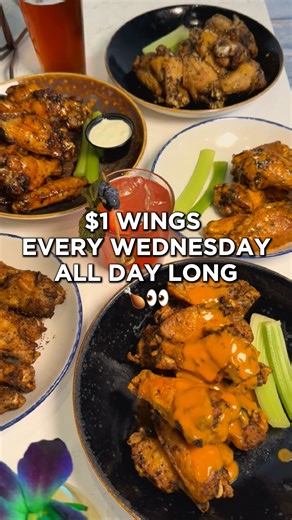 The Chicken Place Latin Rotisserie & Cocktail Bar on Instagram: "$1 Wing Wednesday!! (minimum 12)"