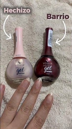 Probando esmaltes VOGUE de secado rápido.