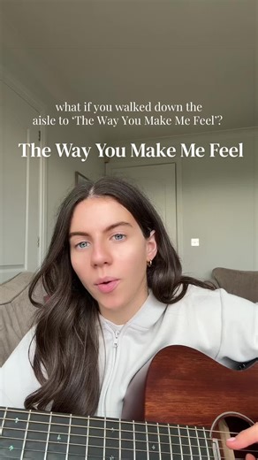 What if you walked down the aisle to ‘The Way You Make Me Feel’? 🫶🏼 The Way You Make Me Feel aisle song 🎶🎙️✨ #weddingsinger #ukweddingsinger #2026bride #ceremonysong #aislesong