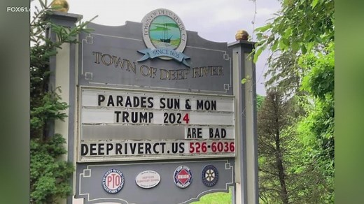 Racist message left on Deep River town sign under investigation