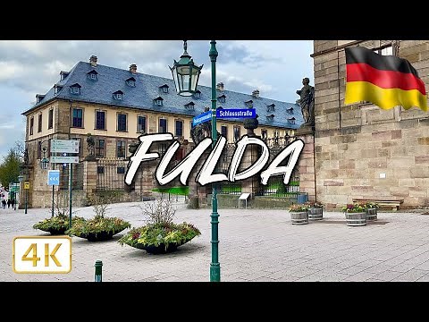 Fulda, GERMANY 🇩🇪 I Walking tour I 4K/60fps