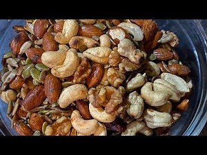 Roasted And Salted Mixed Nuts || How To Make Roasted Nuts At Home || Roasted Nuts Without Oven