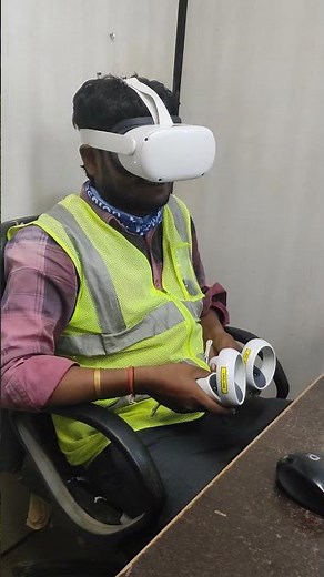VR Safety Training Session Conducted at Construction Site 🦺 | Virtual Reality Safety Awareness