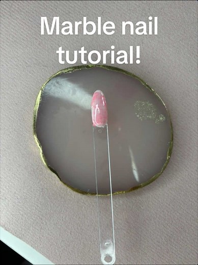 A simple way to make a marble nail! #nailtutorial#beginner#nail#beetlespolish