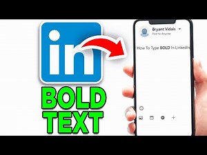 How To Bold Text In Linkedin Post 2025! - Tutorial