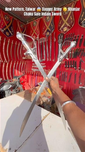 New Pattern, Talwar 😱 Dagger Army 🫨 Khanjar Chaku Sale Indain Sword #shortsfeed