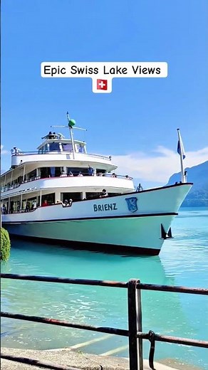 Scenic Switzerland: Boat Ride on Stunning Lake Brienz 🏞