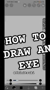 How to draw an eye - Shini's tutorials #shorts #tutorial #viral #trending #eyetutorial #eyes #shorts
