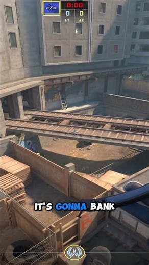 CS2 Overpass - How to easily smoke MONSTER! #cs2 #counterstrike