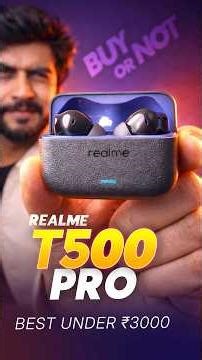 Realme Buds T500 Pro Review! ⚡️ Best ANC Earbuds Under ₹3000? #shorts