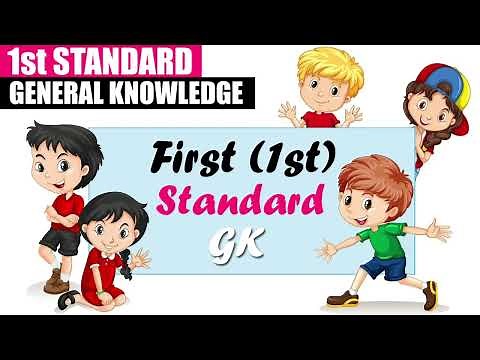 1st Standard General Knowledge Questions & Answers 🏫 | GK for First Standard Kids #firststandard