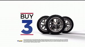 National Tire & Battery TV Spot, 'Buy Three, Get One Free: Top Brands'