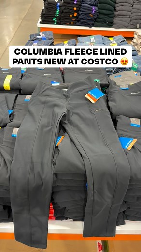 409K views · 5K reactions |  Columbia Women’s Fleece Lined Pants are at Costco! Cozy, warm, and perfect for winter walks or chilly errands ❄️ Available in gray and black! #Costco | Costco Buys | Facebook