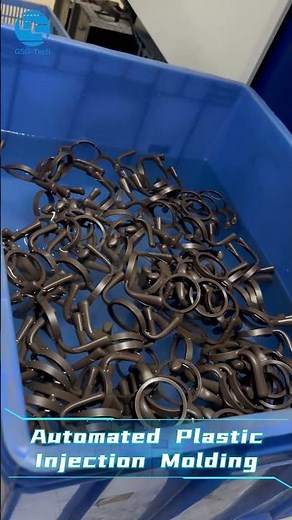 Automated Injection Molding Process | Precision Plastic Clip Mass Production