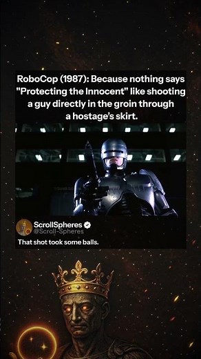 The most unhinged shot in cinema history - RoboCop (1987)