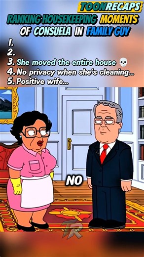 Ranking Housekeeping moments of Consuela in Family Guy