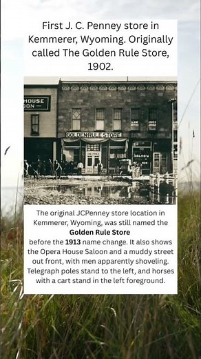 First J.C. Penny Store in Wyoming, US #jcpenneyshopping #jcpenny #history #historyfacts
