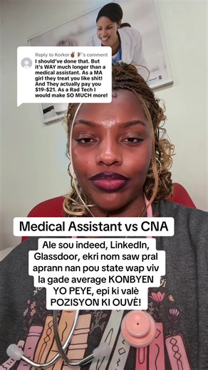 Medical Assistant vs CNA: Konparezon travay ak salè