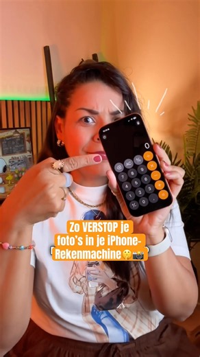 iPhone truc: Foto’s verbergen in de Rekenmachine! 🤫 🧮 #shorts #lifehack #tutorial