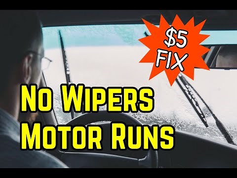 Windshield Wipers won't Move but Motor Runs | Honda Loose Wiper Arm Repair | Bundys Garage