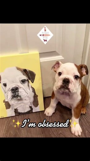 Pet-lovers, this one s for you! Order a pet portrait through... #Shorts #petpicassodesigns