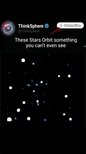 Look closely at the center of this orbit 👁️ #astronomy #shorts