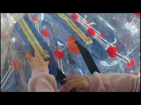 How to inflate and install inflatable bumper ball