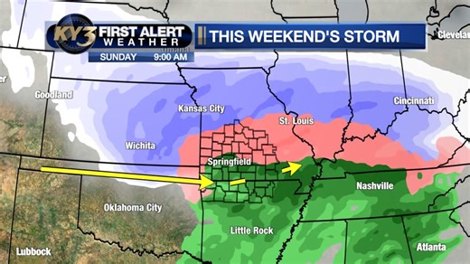 63K views · 419 reactions | FIRST ALERT WEATHER: The expected winter storm for Saturday night and Sunday is coming into better focus, though details could still change some over the next few days. #icestorm #winterweather | KY3 Weather | Facebook