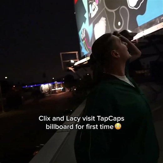 Clix and Lacy visit TapCaps billboard for the FIRST TIME 😳