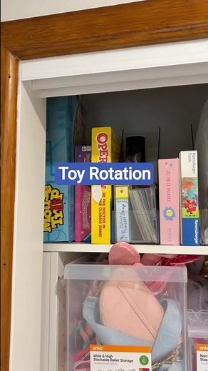 How to set up a toy rotation #organization #toys #playroom #toyrotation