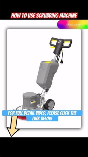Housekeeping, scrubbing machine
