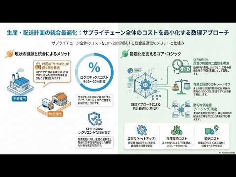 The Art of Optimization: Integrating Production and Logistics