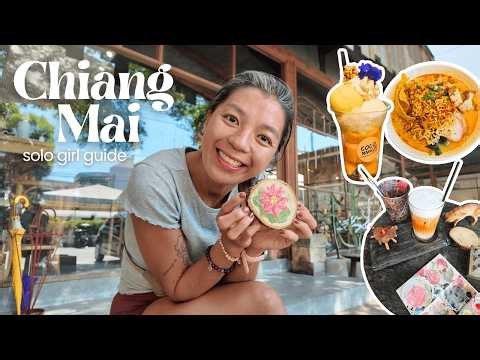 Things To Do Alone in Chiang Mai | Khao Soi, Craft Cafe & Thrift Shopping | Solo Travel Part 4