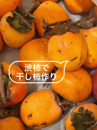 渋柿で作る干し柿の秘訣