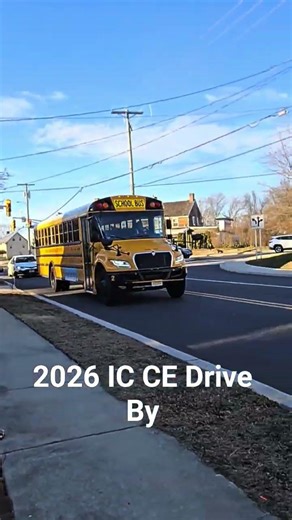 2026 3rd Gen IC CE Drive By #icbus #diesel #bus #schoolbus