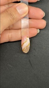 Easy DIY Marble Nails 💅✨Gold Chrome | Beginner Nail Art #simplenails #marblenails #ytshortsviral