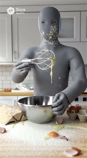 Robot Chef's EPIC Fail: Cooking Gone Wrong! #shorts #neobot