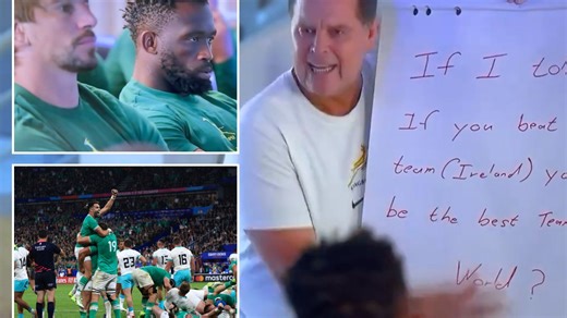 Rassie Erasmus slams Springboks in explosive rant after RWC defeat to Ireland