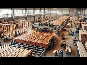 Inside Canada’s Wood Giants | Massive Logging to Automated Beams for Cabins & House Frames