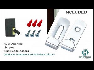 Stop Your Mirror from Rattling! Install with Our Metal Mirror Clips ✨