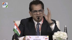 27 reactions | The #NewDelhiLeadersDeclaration has 83 paragraphs, all having 100% consensus. All countries have unanimously supported the declaration. This is one declaration without a single footnote & without any chair summary. This demonstrates India's ability to bring developed, developing & emerging countries to the same table: India's #G20 Sherpa Amitabh Kant #G20India #G20India2023 #G20Summit G20 India | Press Information Bureau - PIB, Government of India | Facebook