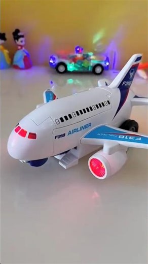 Electric toy airplane turns into a robot