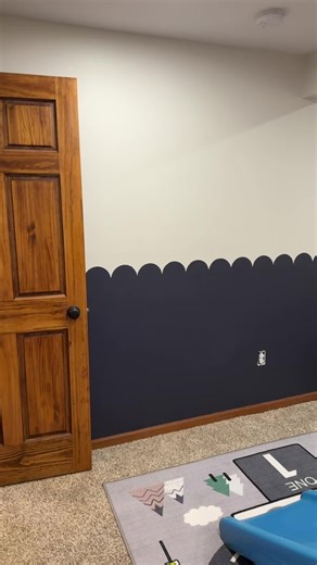 Creative DIY Playroom Ideas with Two-Tone Paint