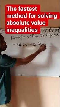 How to Solve Absolute Value Inequalities FAST