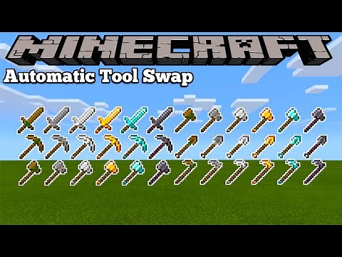AUTOMATIC TOOL SWAP MOD - MINECRAFT 1.18.1 (MOD SHOWCASE)